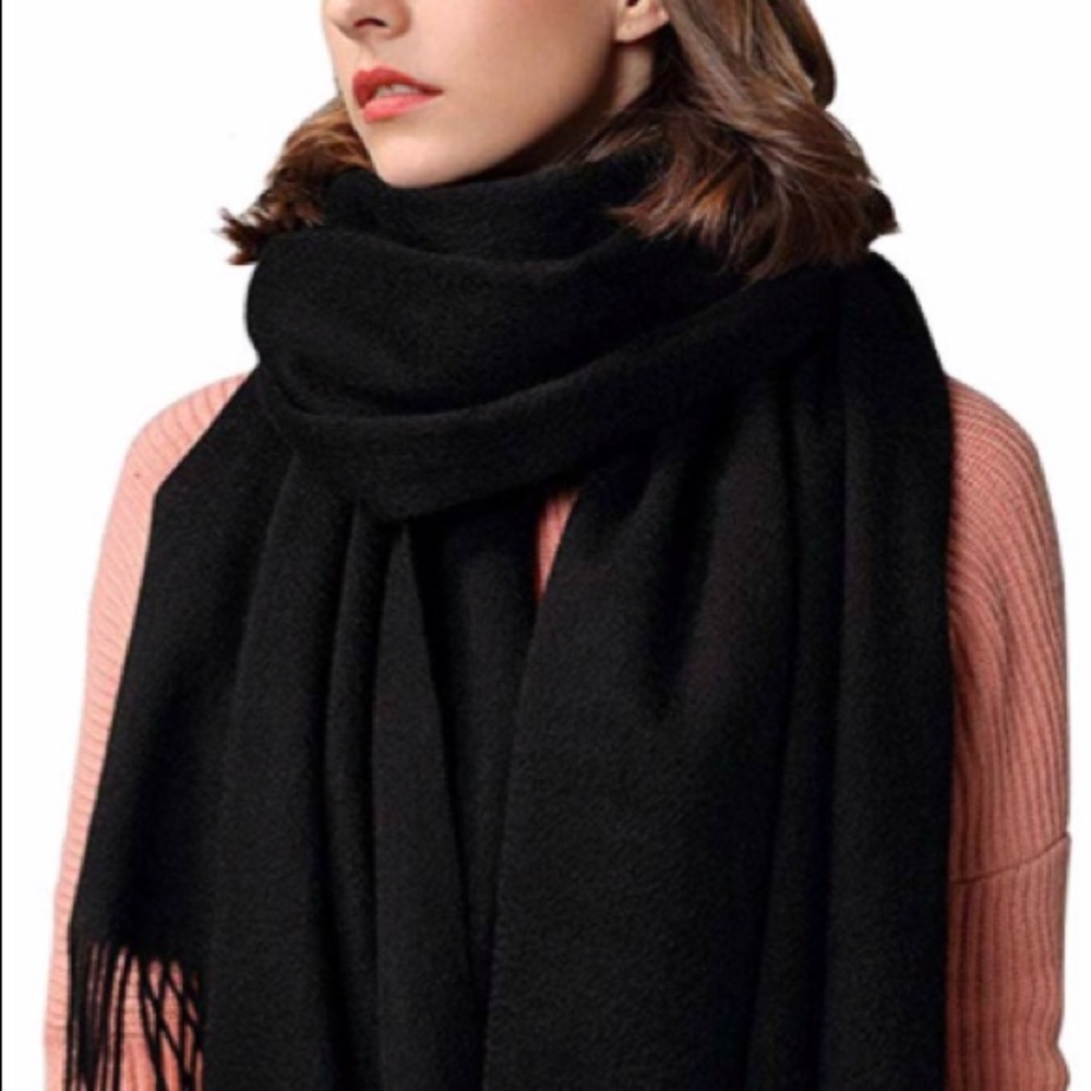 Black Cashmere scarf